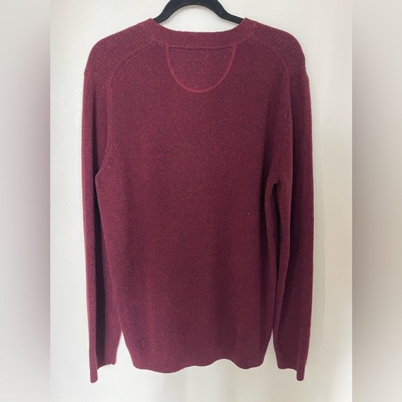 Brax Rick Wool Blend Crewneck Sweater in Port - Picture 7 of 8